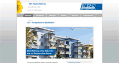 Desktop Screenshot of foerster-balkon-systeme.de